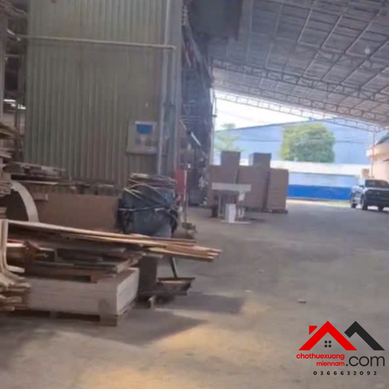 Cho thuê nhà xưởng 2.100m²  Uyên Hưng Tân Uyên Bình Dương – PCCC đầy đủ, sơn treo, container ra - Ảnh 1